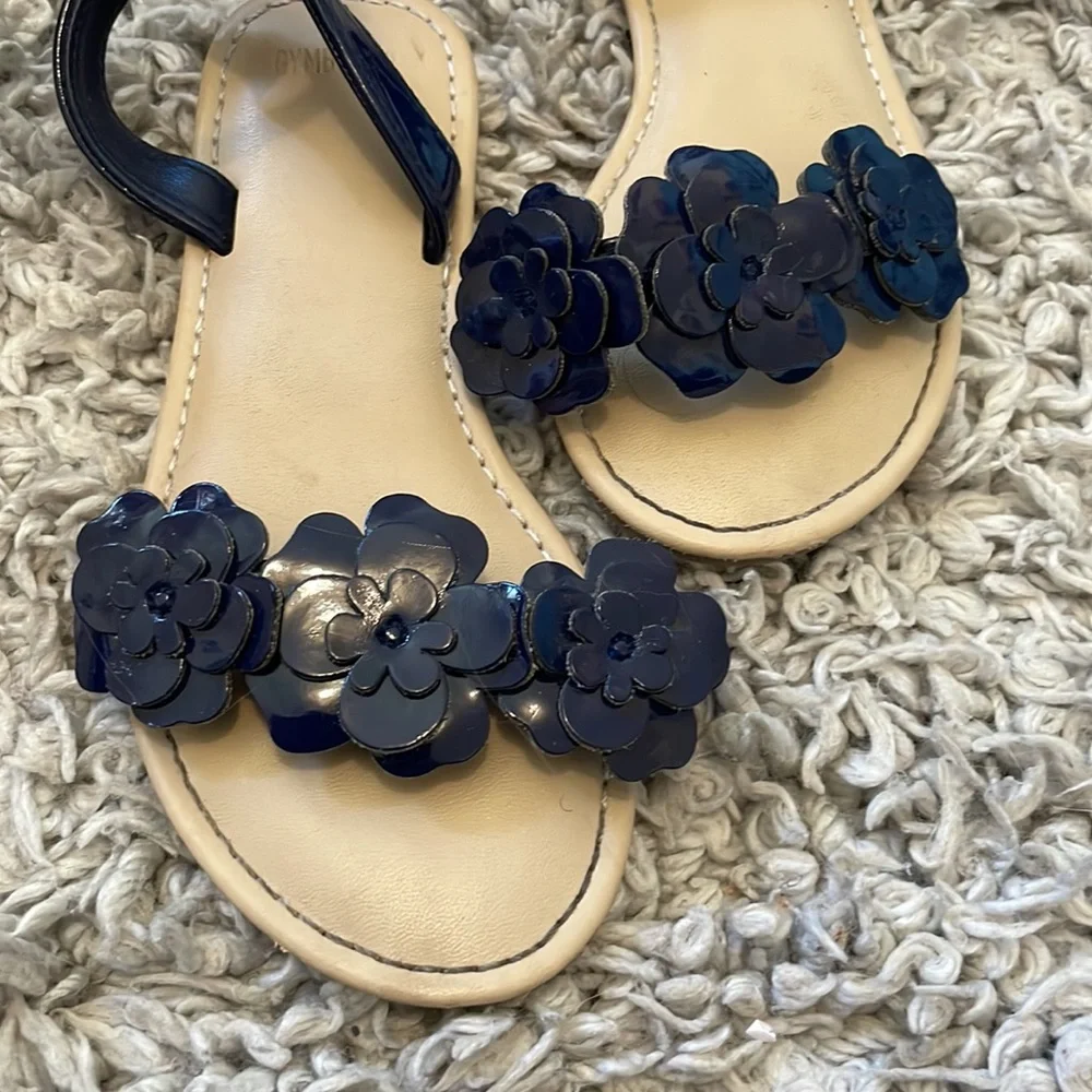2018 Gymboree “Dressed Up” Floral Sandals, Toddler Size 11